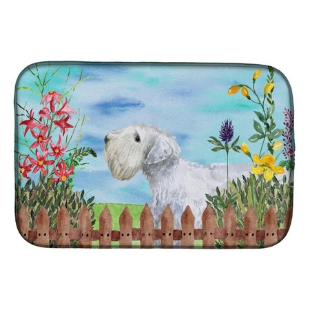 CAROLINES TREASURES Sealyham Terrier Spring Dish Drying Mat CK1246DDM